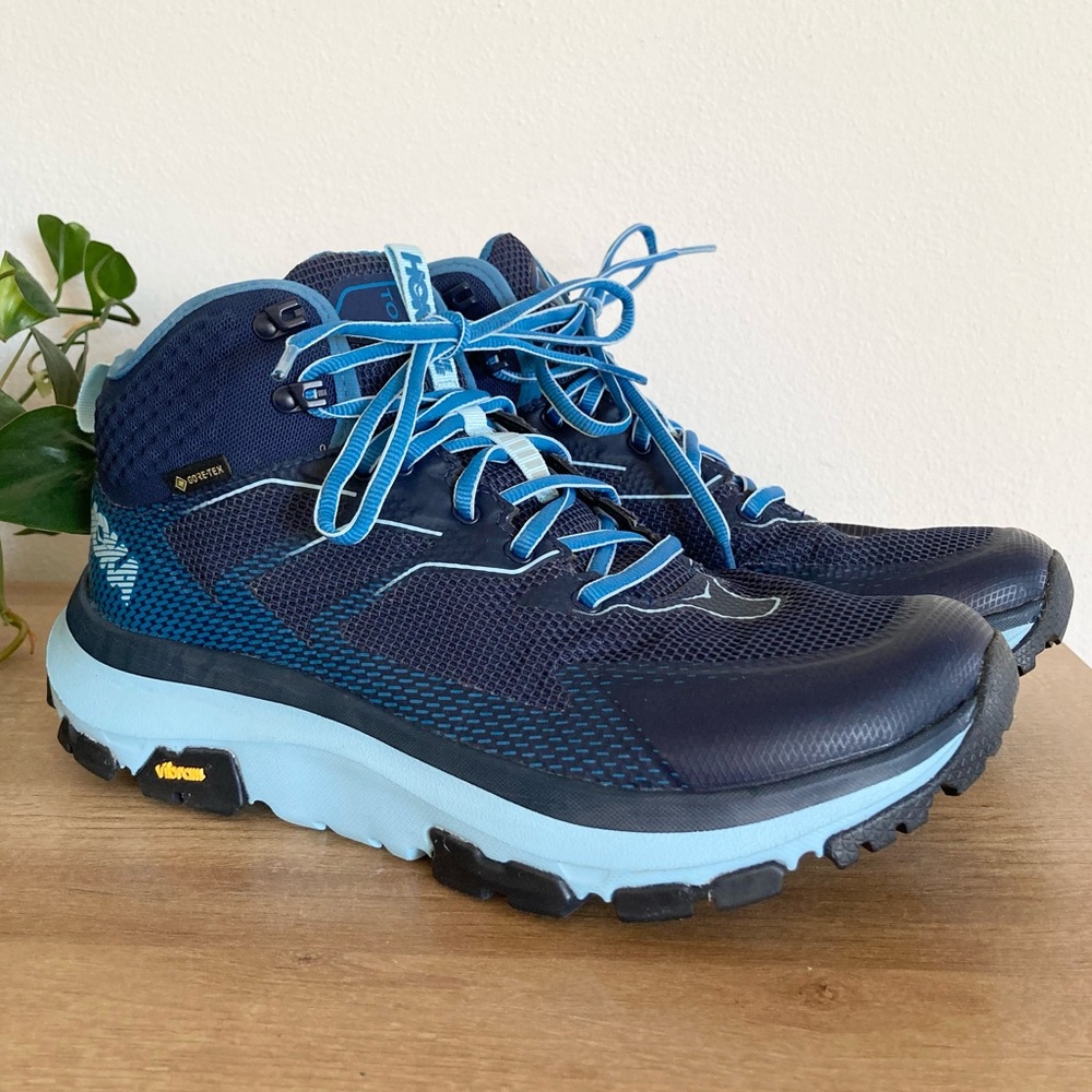 Hoka One One Sky Toa GTX Hiking Shoe Boot in Blue - Womens Size 9.5